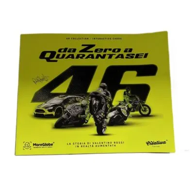 La Storia Di Valentino Rossi in realtà aumentata da Zero a Quarantasei - Art Collection - Interactive cards Rossi (Taal Italiaans)