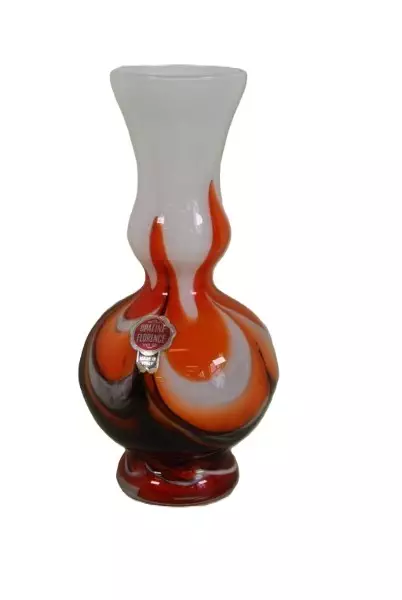 Opaline Florence vaas hoogte 21cm, in goede staat.