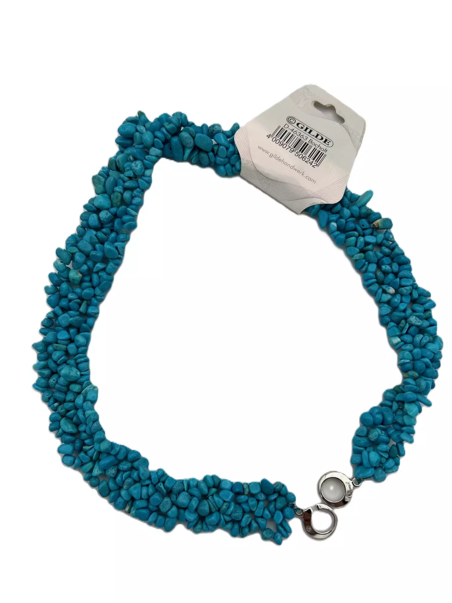 12x Magnesiet halsketting Blauw Gilde