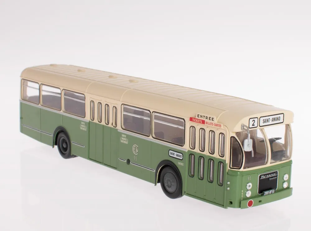 ACBUS090 Bus of the World 1:43 scale Brossel BL55 (1966) France