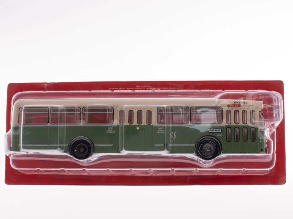 ACBUS090 Bus of the World 1:43 scale Brossel BL55 (1966) France - Afbeelding 2